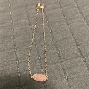 Kendra Scott Elegant Gold and Pink Bracelet
